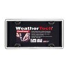 WeatherTech ClearFrame License Plate Frame, White/Black