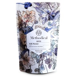 Belly Warmer Whole Bean Coffee: 100% Arabica Smooth Dark Roast Coffee with Bold, Chocolatey Notes, Freshly Roasted in the USA, Fair Trade Coffee Ethically Sourced from Family Farms, 12 Oz.