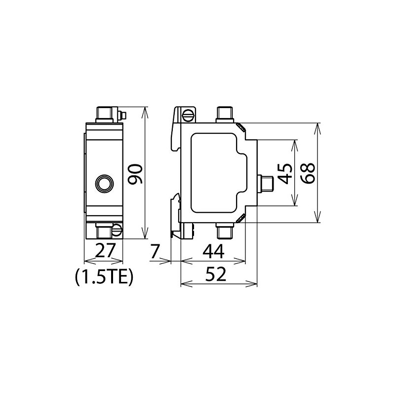 Dehn+Söhne DGA FF TV Surge Arrestor for Information/MSR Technology 401336