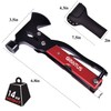 Multifunction Tool 18-in-1, Stainless Steel Portable Hammer, Hunting Accessories for