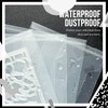 20 PCS Clear Stamp & Die Storage Bag and Rubber