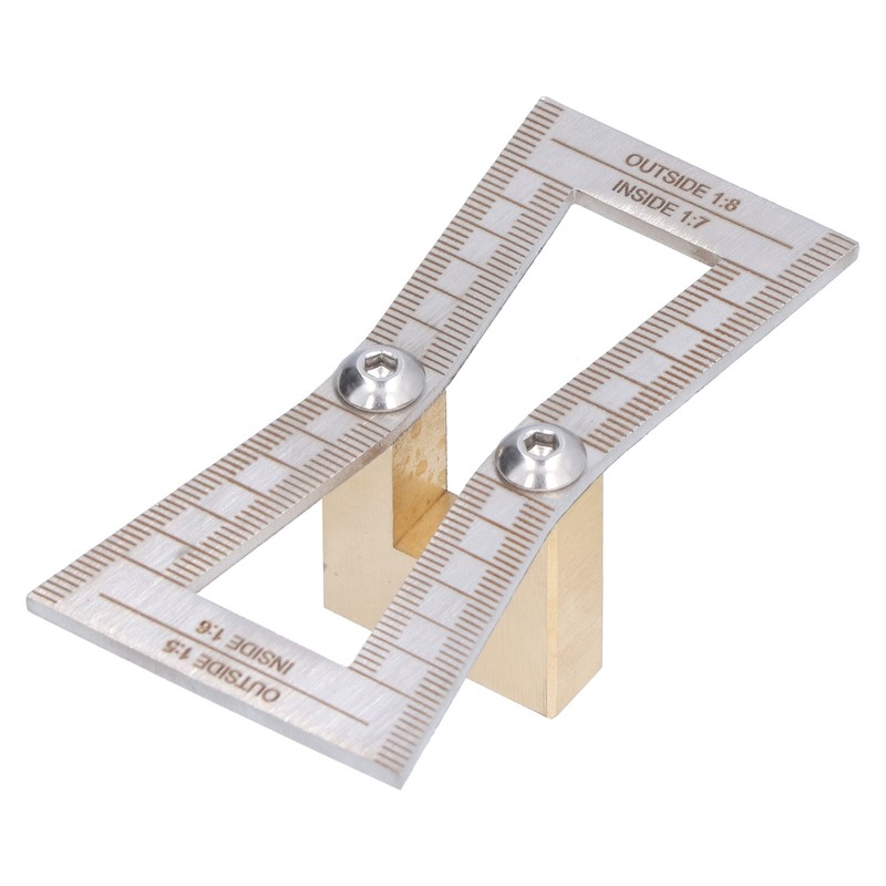 Dovetail Marker Woodworking Dovetail Scribing Gauge Measuring Tool with 1:5/1:6/1:7/1:8