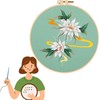 Traziewell Floral Embroidery Kit - Embroidery Patterns Cross Stitch Kits