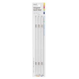 Magx MSLB-220-3P-KT Magnetic Slim Bar Clear, 8.7 inches (220 mm), Pack of 3