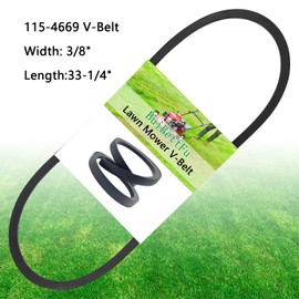 115-4669 V-Belt (3/8'' x 32 1/4'') for Toro Recycler 22'' Lawn Mowers 20332 20333 20334 20338 20353,Replaces Toro Recycler 22 Drive Belt 115-4669(1 Pcs)