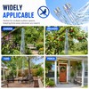 Bird Scarer Windsock Holographic Silver Windsock, High Reflection Bird Deterrents