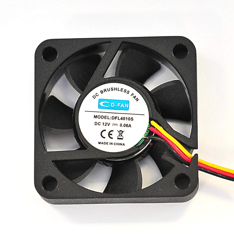 Rhombutech® Whisper Quiet Fan, 40 x 40 x 10 mm,