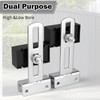 2-Pack Square Gate Magnet with Mounting Bracket & Wrench for