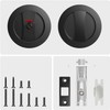 SANGRENSHEN Sliding Door Lock Pocket Door Indicator Lock Flush Handles