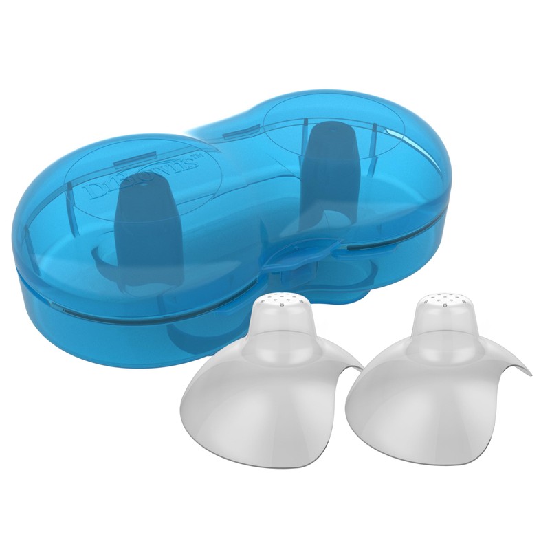 Dr. Brown's Protector de pezón con funda esterilizadora tamaño 2,