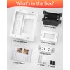 Elecpow in Wall Cable Management Kit, Hide TV Power Cables