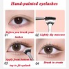 Fodeuxp 2025 New Folding Angle Scalloped Lash Brush, Mascara Fan