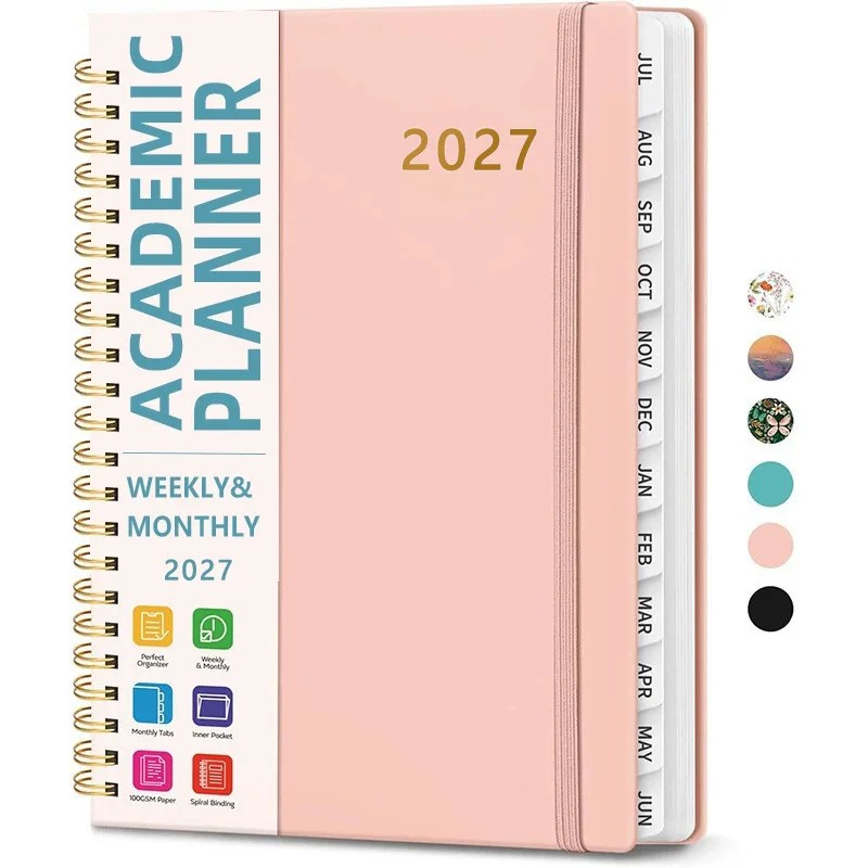 2027 A5 Weekly & Monthly Planner for School & Office
