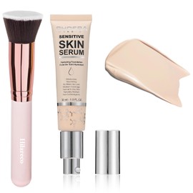 2024 New PHOERA Foundation Makeup for Mature Skin, Wrinkles Matte Natural Finish for a Flawless Complexion (N01 Porcelain)