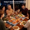Large Food Warming Tray with Adjustable Timer & Temperature Control
