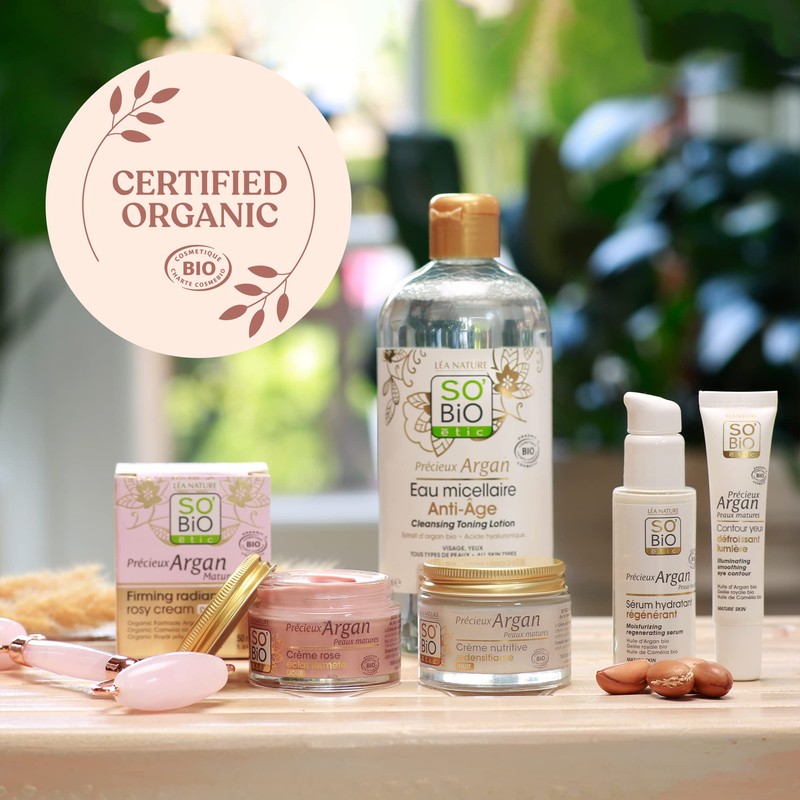 SO'BiO étic Précieux Argan Cosmos Organic Firming Radiance Rosy Day