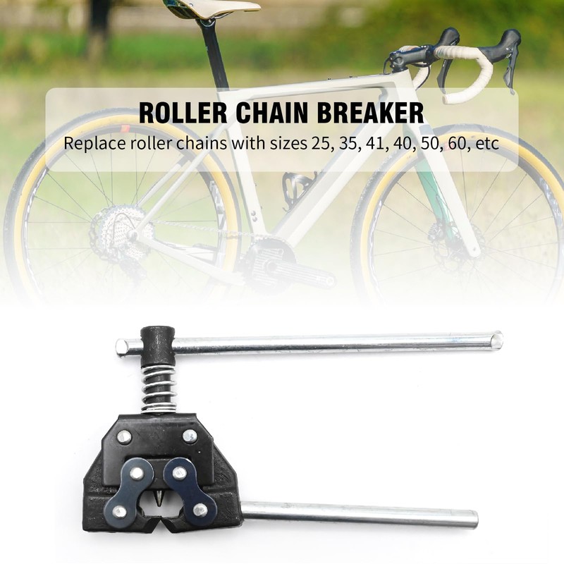 VIKKSAER Roller Chain Breaker, Chain Disassembly Tool, Replacement for 25,