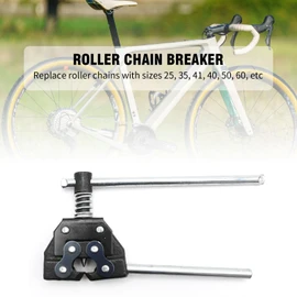 VIKKSAER Roller Chain Breaker, Chain Disassembly Tool, Replacement for 25, 35, 41, 40, 50, 60, 05B, 06B, 08B, 10B, 410, 43, 65, 415, 42, 415H, 420 Roller Chain Sizes