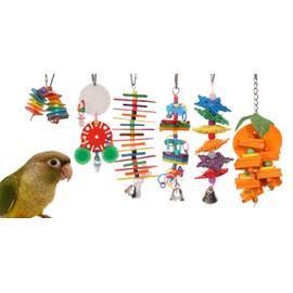 Small Parrot Toy Saver Pack (6 Toys)