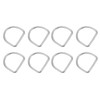 PATIKIL 2" Metal D-Rings, 8 Pcs 304 Stainless Steel D