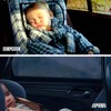Pack of 4 car window sun protection, privacy protection, UV