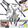 MARTCOLOR Micro Pen Fineliner Pens, 10 Size Fine Point Archival