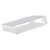220 x 55 mm White ABS Plastic T-piece Flat Duct