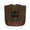 PICNIC TIME Green Bay Packers Coronado Canvas and Willow Basket