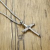 FFWTPY Cross Necklace for Men Women Stainless Steel Cross Pendant