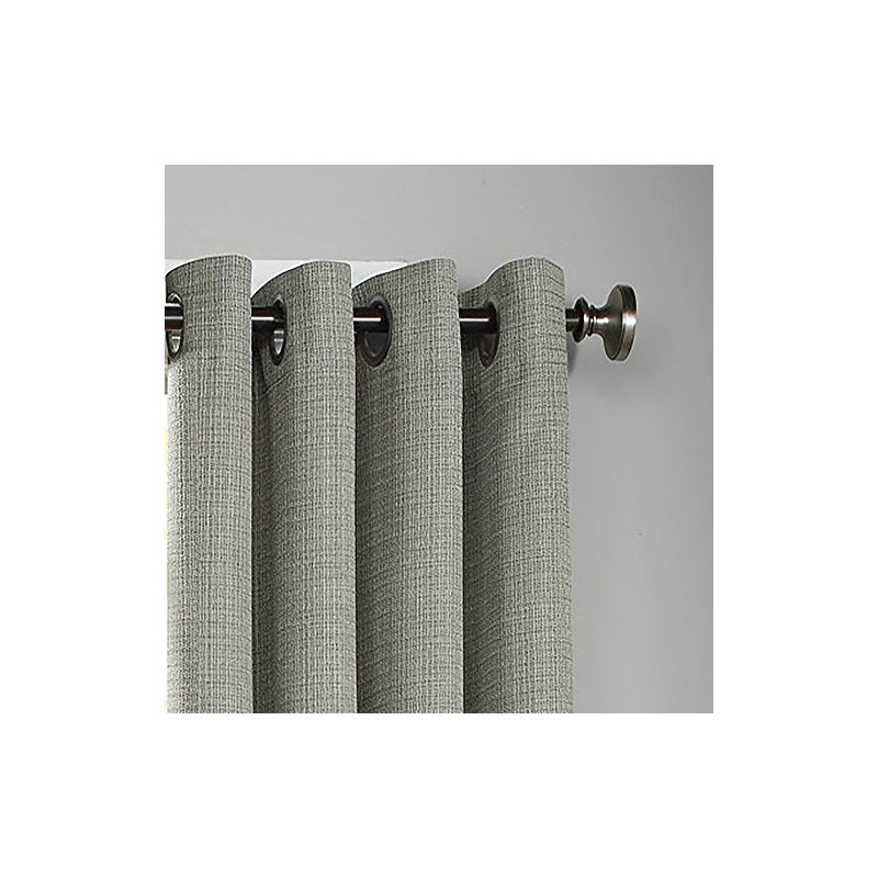 Eclipse Palisade Blackout Grommet Window Curtain, 52"x63", Sage