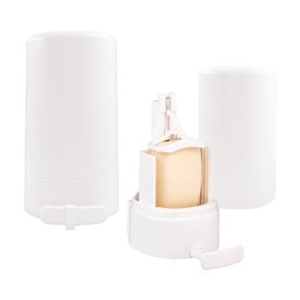 Mesen Soap Grinder for Bar Soap Dispenser Wall-Mount, No-Drill Soap Shaver and Dispenser, Manual Soap Grinder, Leakproof for Bar Soap Grinder for Hand Washing, for Bathroom, Kitchen, and Travel Use