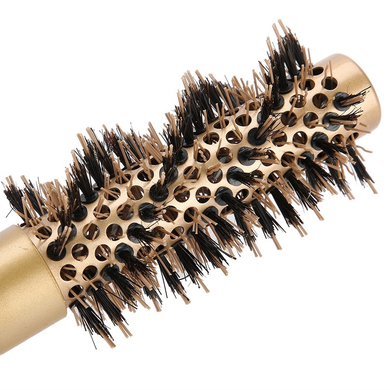 Professional Anti static Round Hair Comb Salon Styling Brush Twill