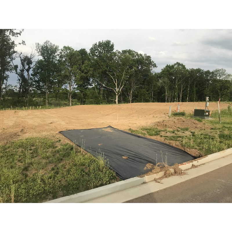 ArmorLay Commercial Grade Ground Stabilization Fabric, Underlayment (Black, 12.5' X