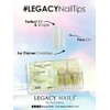 Legacy Nails Professional Nail Tips - Ideal for Acrylic, Gel