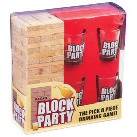Maxam SPSTACK Set Block Party Game [Toy], Natural