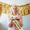 Gold 100th Birthday Sash and Tiara for Women, 100th Birthday