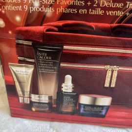 Estée Lauder 2024 Estee Lauder  Blockbuster $625.00 value Train Case set 9 Full-Size/2 travel