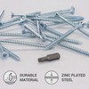 SKIR'CO Pack of 20 Galvanised Steel Wood Screws 5.0 x