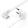 Hama Euro power cable (2-pin, 90 degree angled on both