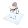 Nuby High Chair Square Floor Mat - Waterproof and Clear