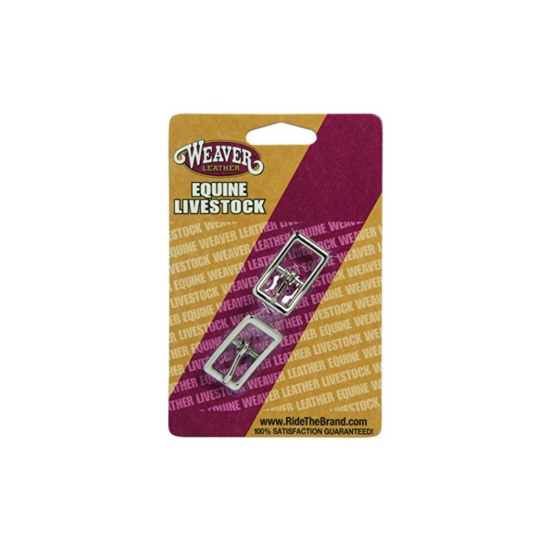 Weaver Leather Nickel Plated Buckle, Nickel Plated, 1"