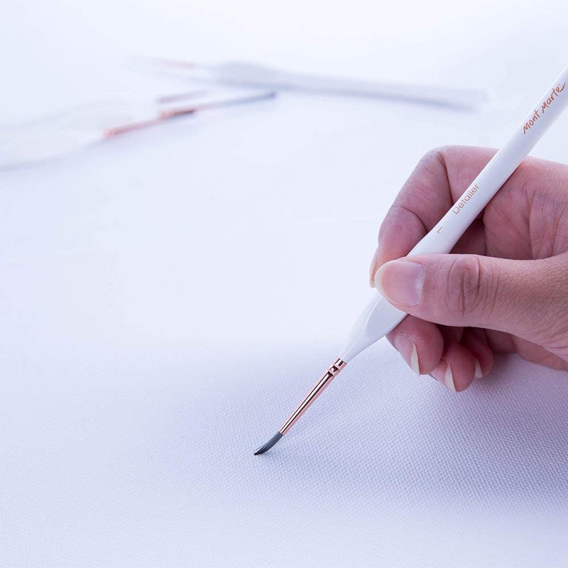 MONT MARTE Detail & Liner Brush Set, Wood, Standard, L