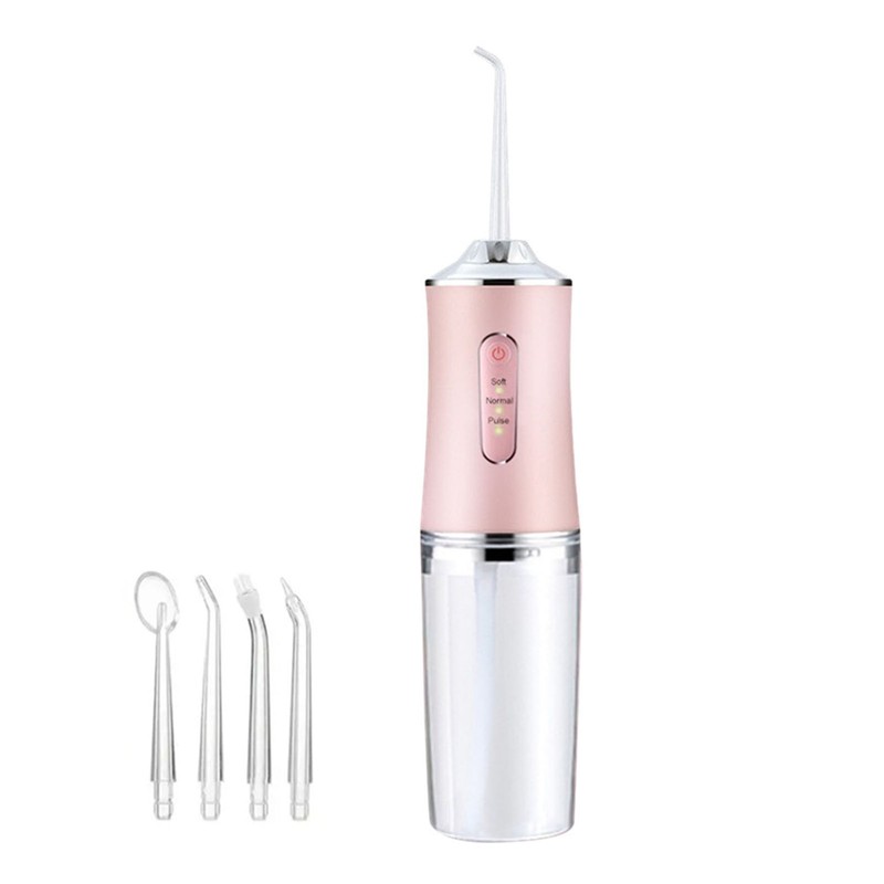 Electric Dental Irrigator With 4 Nozzles Home Portable Water Oral