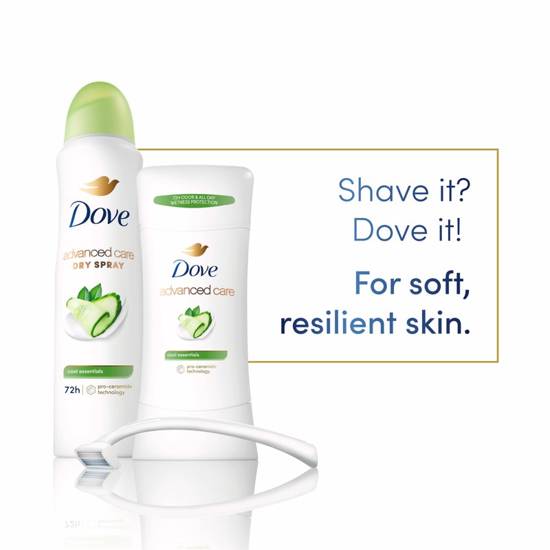 Dove Advanced Care Antiperspirant Deodorant Stick Cool Essentials for Helping