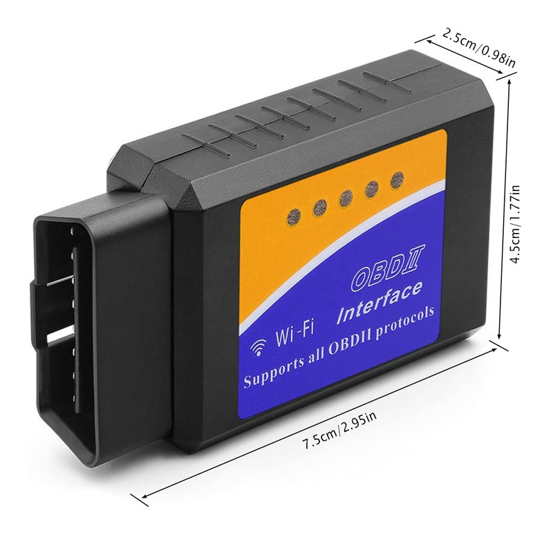 bingsunsunnn OBD2 WiFi Scanner Portable Car Diagnostic Tool WiFi Scanner