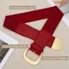WHIPPY Women Wide Elastic Waist Belt for Dresses Fashion Ladies