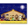 Unbranded (2) Kids Stable Nativity Christmas Advent Calendar 10" x