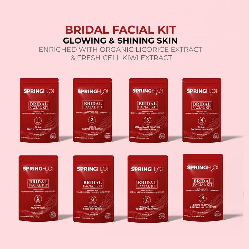 SPRING H2O Bridal Facial Kit 80 gm| 2 in 1