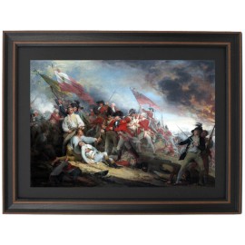 Framed The Battle of Bunker Hill by John Trumbull. Standard or Poster Size. - Standard