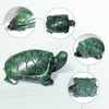 Jade Turtle Statue Natural Jade Gemstone Cute Animal Sculpture for